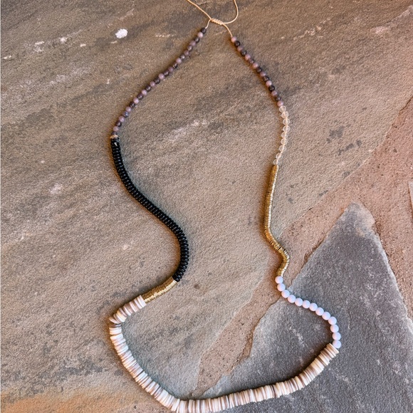 New🌟Anthropologie-Shades Of The Sea Necklace - Picture 4 of 4